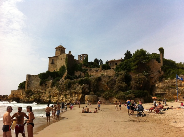 Tamarit Castle on Spain's Coasta Daurada by the Mediterranean Sea