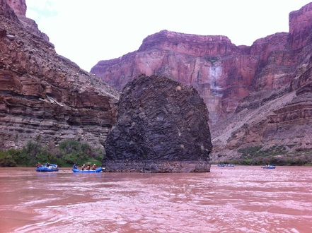 on the Colorado River in the Grand Canyon, Arizona